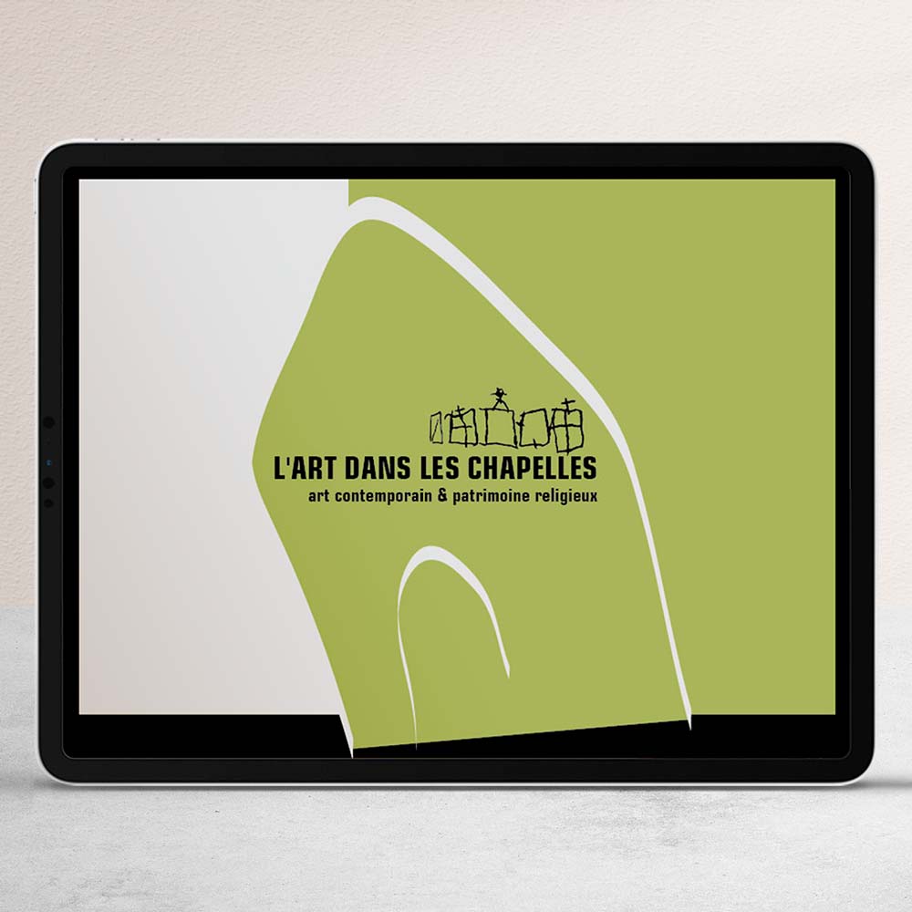 Page d'accueil pour le site internet de 