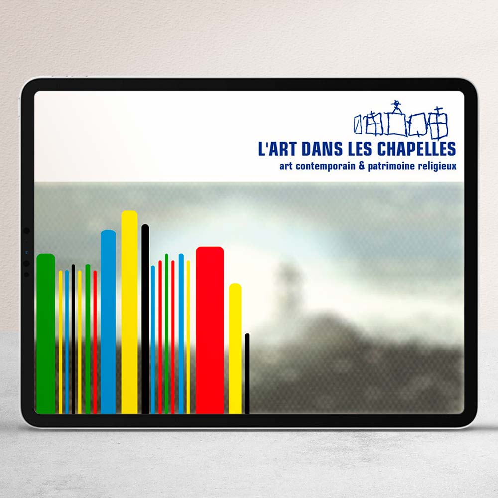 Page d'accueil pour le site internet de 