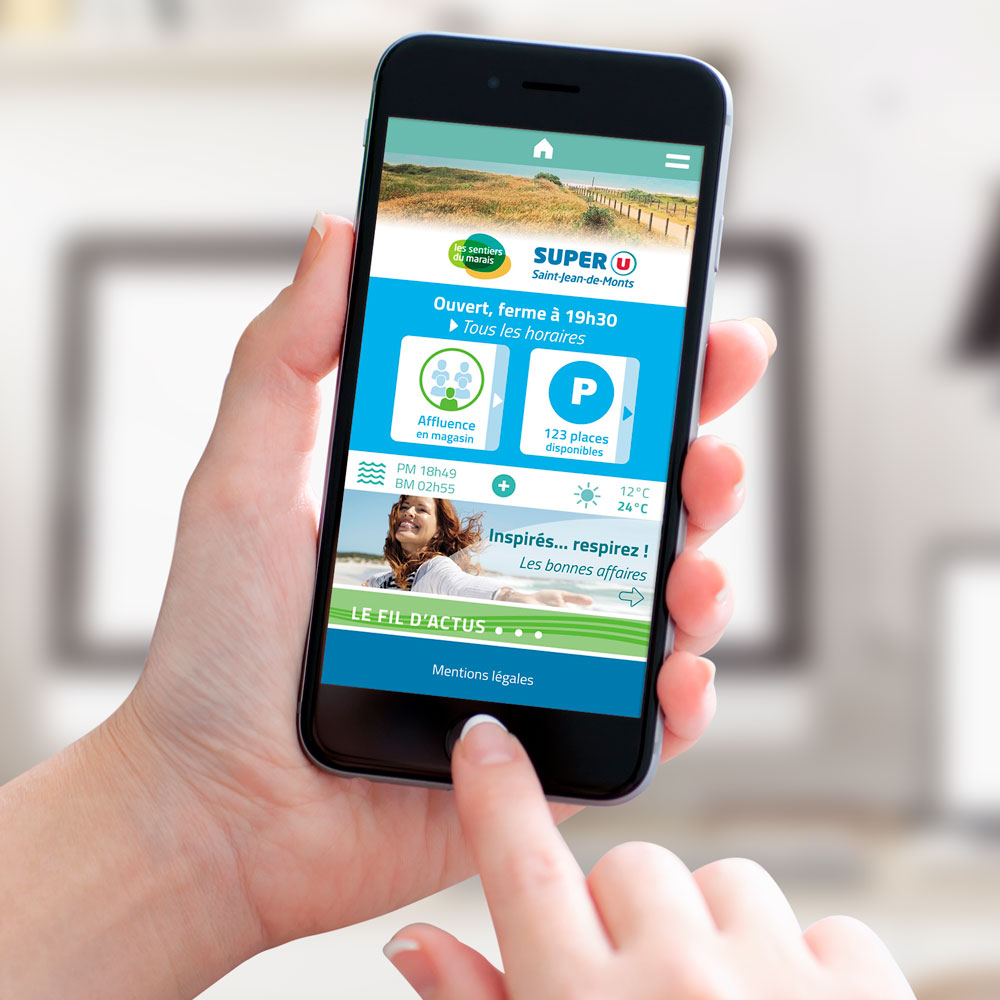 Refonte de l'application mobile Super U les Sentiers du Marais