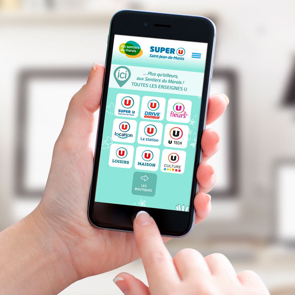 Refonte de l'application mobile Super U les Sentiers du Marais