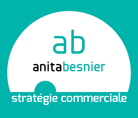 Logo pour AB, stratégie commerciale spécialisée dans l'événementiel